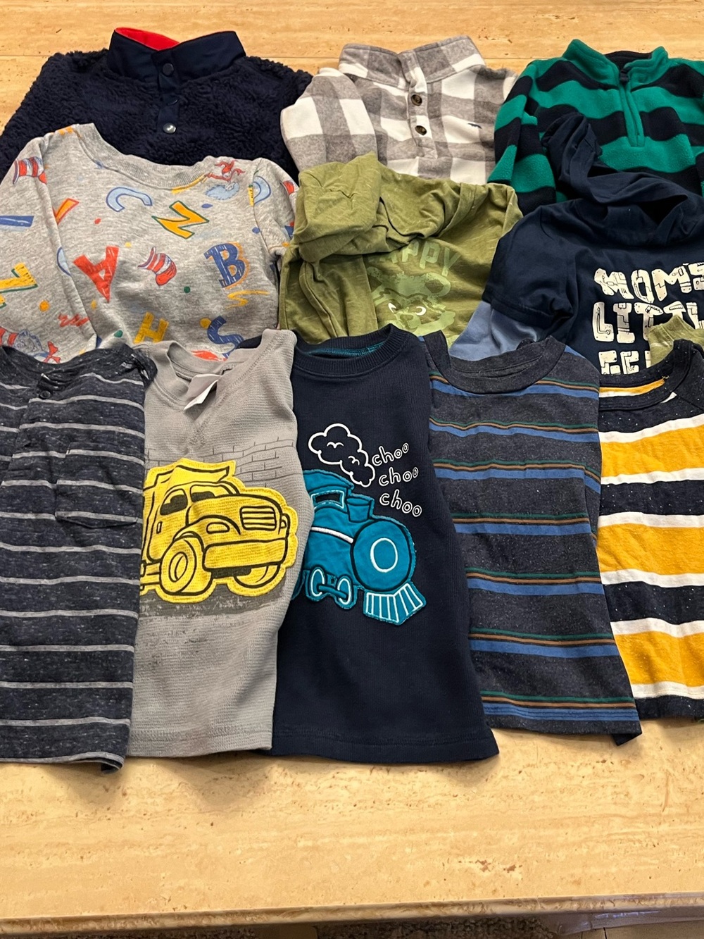 Boys 24 Months 2T Long Sleeve Tops Bundle